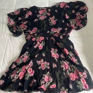 Floral Puff Sleeve Dress